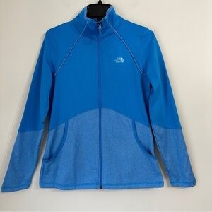 The North Face Woman’s Medium Blue Cinder 100Athletic Jacket Full Zip Sweatshirt